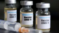 Illustration of coronavirus vaccine