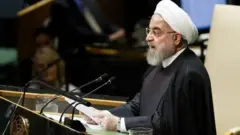 Perezida Hassan Rouhan yaranse kubonana na Perezida Donald Trump wa Amerika kubera ibihano yafatiye igihugu ciwe Irani