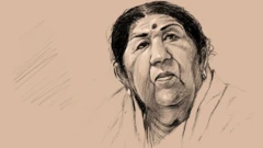 લતા મંગેશકરનું ચિત્ર