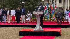 Willian Ruto ashikiriza ijambo