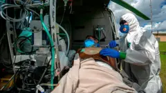 медицинский вертолет в Бразилии