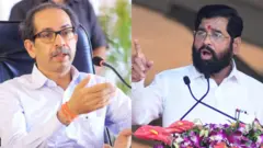 उद्धव ठाकरे एकनाथ शिंदे