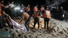 Ma'aikatan agaji a Gaza