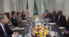 የአሜሪካ የውጭ ጉዳይ ኃላፊ አንቶኒ ብሊንከን ከምክትል ጠቅላይ ሚኒስትር ደመቀ መኮንን ጋር 