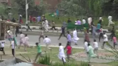 سرینگر میں مظاہرہ