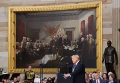 Дональд Трамп виголошує свою інавгураційну промову 