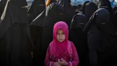 عائلات الدواعش في مخيم الهول 