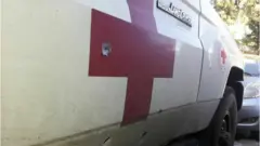 በጥይት የተመታ አምቡላንስ