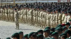 İngiltere askerleri 2008 yılında Afganistan'dan bir görüntüsü