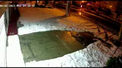 CCTV captures moment earthquake struck