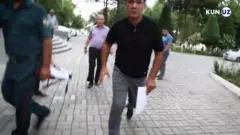 Олмазор тумани ҳокими ўринбосарининг Kun.uz видео операторига ташланиши
