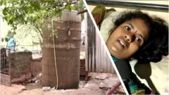 భూమి లోపల ఉండాల్సిన బావి ఒరలు పైకి ఎందుకొచ్చాయంటే..