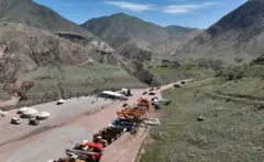 Камбар-Ата -1 ГЭСин курууга даярдык иштери 2022-жылы жайында башталган