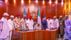 President Tinubu sign electoral act into law