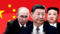 中、俄、朝北京閱兵集結