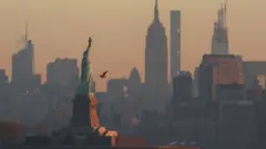 The Statue of Liberty has long served as a symbol of US immigration