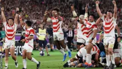 Japan celebrate