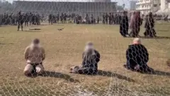 Ғазодаги коллеж стадионида тутқунлар