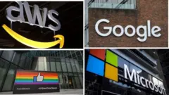 Different offices of Tech companies