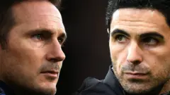 Frank Lampard and Mikel Arteta