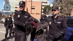 Arrest of Alberto Sánchez Gómez in February 2019