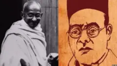 महात्मा गांधी विनायक सावरकर