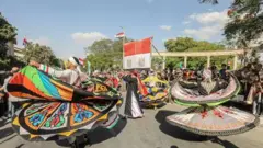 Traditional Tanoura folk dance