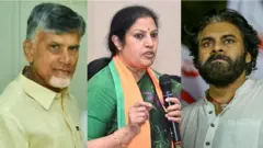 చంద్రబాబు, పురందేశ్వరి, పవన్ కల్యాణ్ 