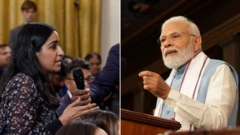 पीएम मोदी से सवाल पूछते वक़्त सबरीना सिद्दीक़ी