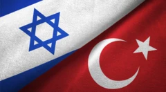 Türkiyə İsrail bayraqları