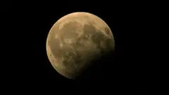 A partial eclipse