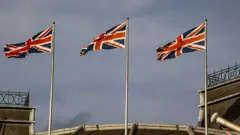 علم بريطانيا يرفرف في مدينة لندن، عاصمة المملكة المتحدة. هذا العلم، المعروف باسم "ألوان الملك"، أو أول علم للاتحاد، أو "جاك الاتحاد"، أو العلم البريطاني، هو علم المملكة المتحدة. 