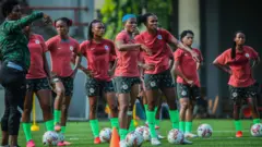 Captain Rasheedat Ajibade join Super Falcons for dia training session