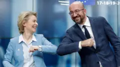 Президент Европейского совета Шарль Мишель и председатель Еврокомиссии Урсула фон дер Ляйен