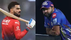 விராட் கோலி மற்றும் ரோஹித் சர்மா ஆகியோர் தத்தமது போட்டிகளில் சதங்கள் அடித்தனர் (கோப்புப் படம்).