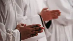 Padres rezando