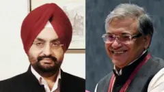 ਸੁਖਬੀਰ ਸਿੰਘ ਸੰਧੂ (ਖੱਬੇ) ਅਤੇ ਗਿਆਨੇਸ਼ ਕੁਮਾਰ (ਸੱਜੇ)