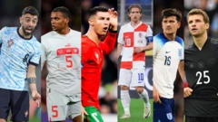 Bruno Fernades, Akanji, Ronaldo, Modric, Maguire and Thomas Muller dey squad list
