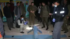 پاکستان کې دننه د طالبانو د دفاع وزارت یوه را پرېوتې ځانمرګي ډرون الوتکه 