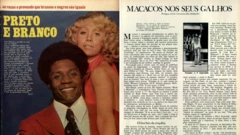 Matéria da revista Manchete, em 1971, traz Tony Tornado e Arlete Salles, numa defesa do relacionamento inter-racial; artigo da Veja, de 1971, chama Tony de "mastodôntico"