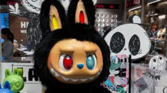 A view of the Pop Mart store at the shopping mall