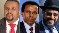 Obbo Jawaar, Dr. Birhaanamasqal, Obbo Baqqalaa (bitaa gara mirgaatti)