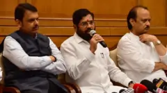 एकनाथ शिंदे, अजित पवार, देवेंद्र फडणवीस 