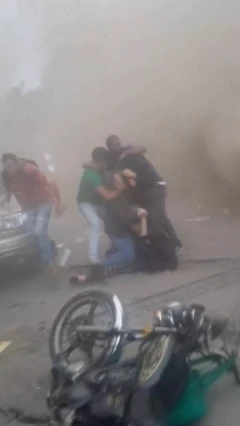 Escenas de pánico en las calles de El Junquito, en las afueras de Caracas.