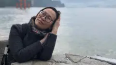 Айгуль Сайлыбаева во время рабочей поездки в Японию, 2019 год