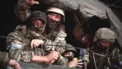 Des combattants de Wagner