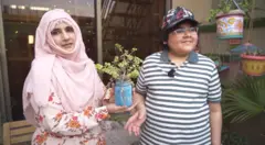 محیرہ طلحہ اور ان کا بیٹا ابراہیم