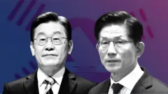 이재명 후보와 김문수 후보