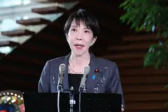 A primeira-ministra do Japão, Sanae Takaichi