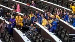 ปฏิกิริยา สส. ภูมิใจไทย นำโดย อนุทิน ชาญวีรกูล หลังสภาโหวตคว่ำข้อสังเกตของ กมธ.ศึกษาแนวทางการตรากฎหมายนิรโทษกรรม